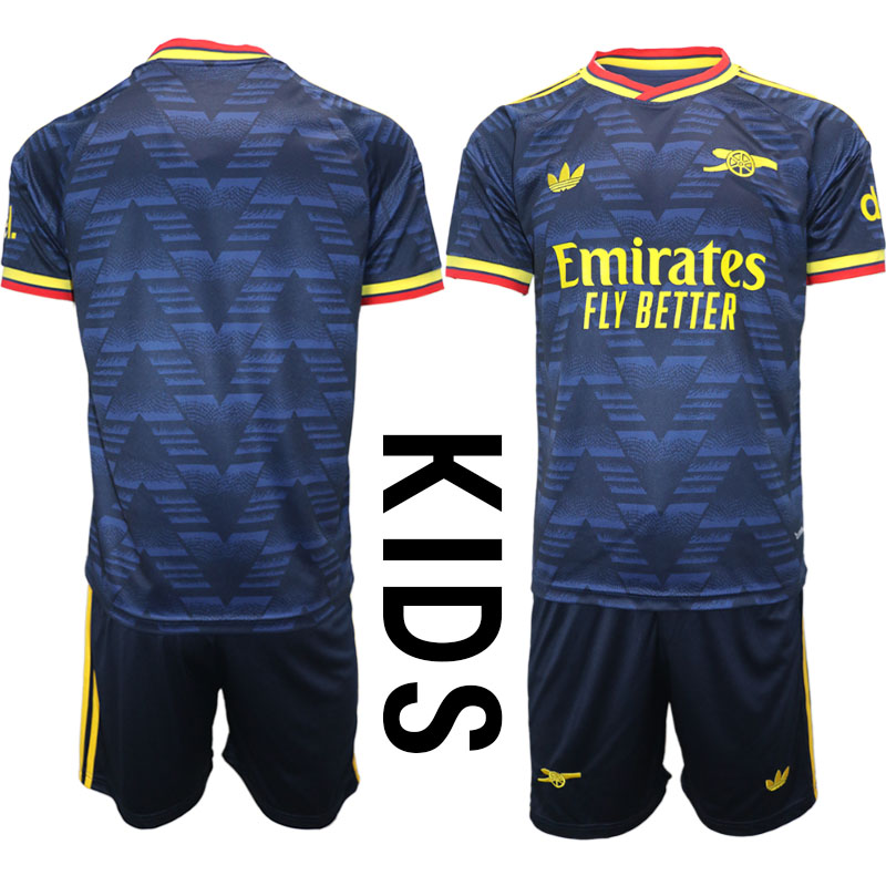 Youth Arsenal away purple 2026 Soccer jersey 1009